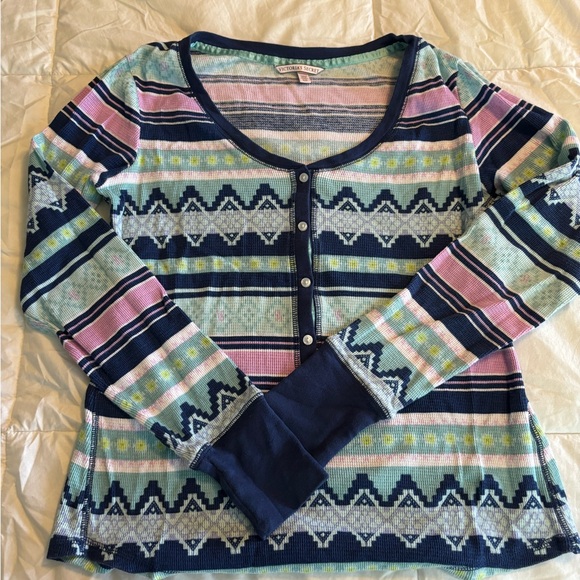 Victorias Secret Fair Isle Pajama Set Small - Picture 2 of 2